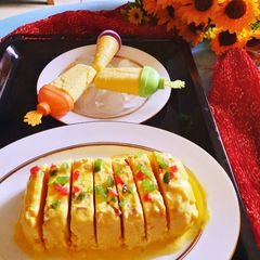 A picture of Mango ice cream.