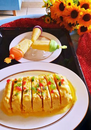 A picture of Mango ice cream.