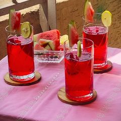 A picture of Watermelon Rose Mojito.