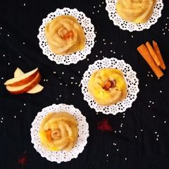 A picture of Apple Cinnamon Kesari/Sheera.