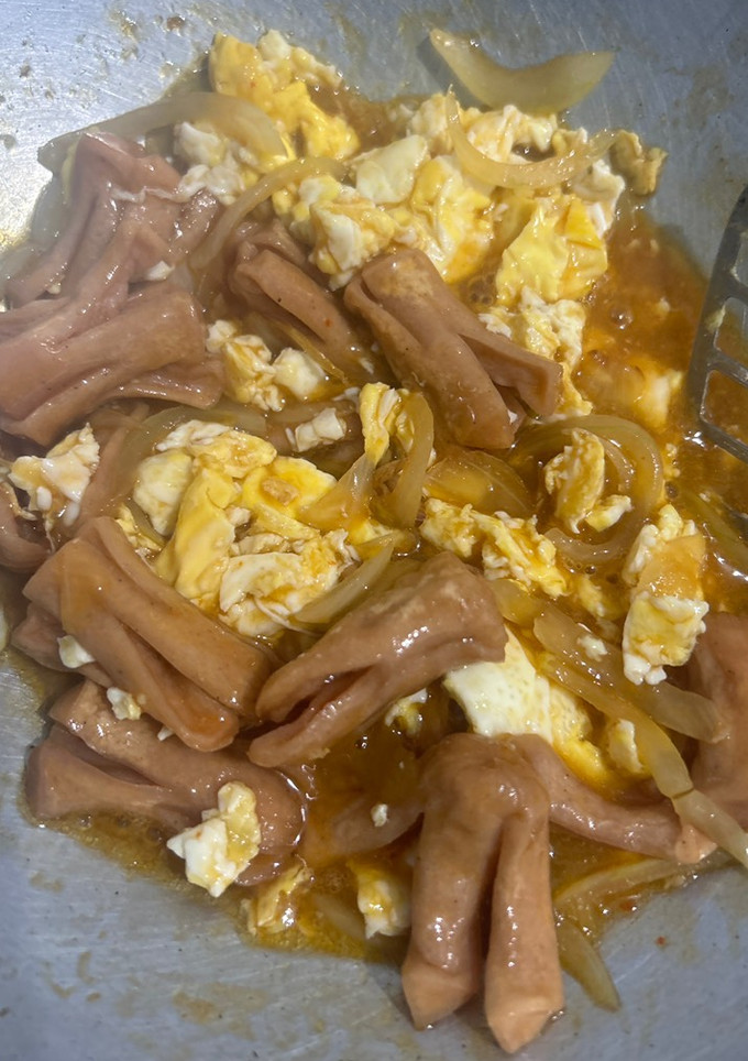 Foto resep Sosis telur asam manis
