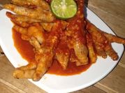 Gambar ceker mercon cabe kering