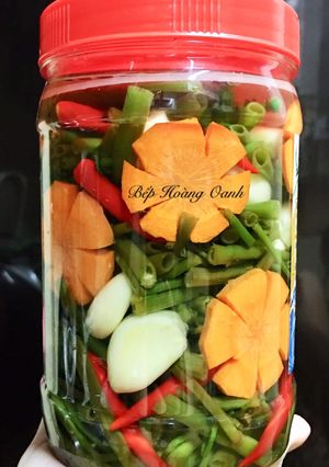 Hình của món Rau Muống Ngâm Chua.