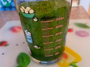 Una foto de smoothie apio