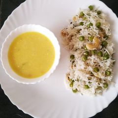 A picture of Green peas pulao.