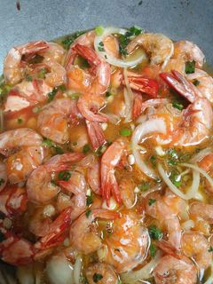 Foto resep Udang saos tiram pedas