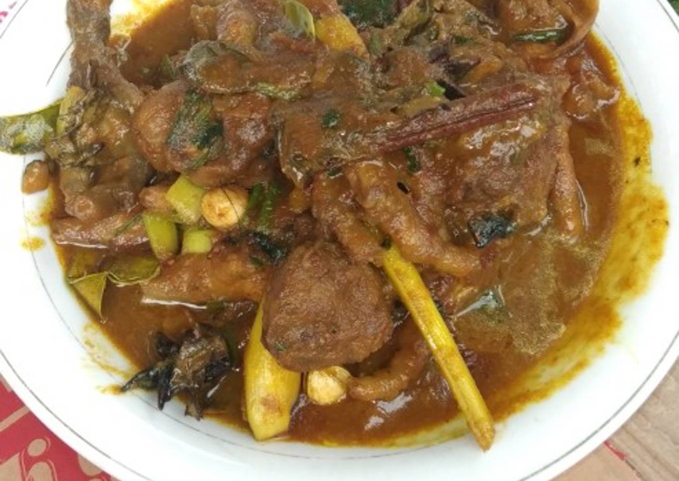 Semur ceker rasa mercon