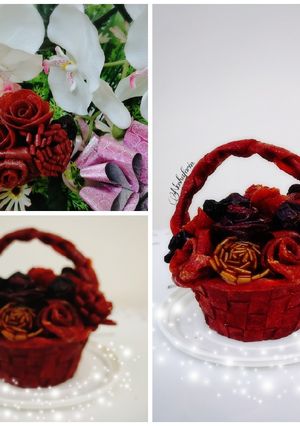 عکسی از دستور سبد گلای لواشکی
