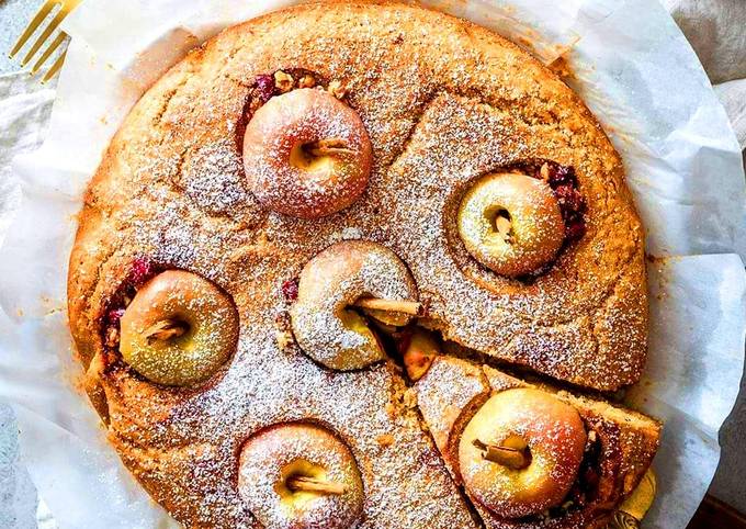 Recipe of Speedy WholeWheat Eggless Apricot Cake