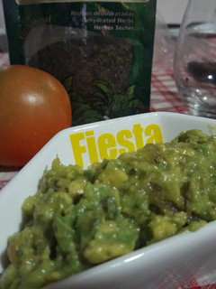 Una foto de Guacamole casero