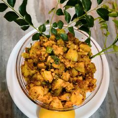A picture of Dry potato veg.