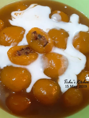 Cara Gampang Membikin Resep 43. Bubur Candil Labu Isi Kurma yang Bikin Ngiler Anti Ribet, Menggugah Selera