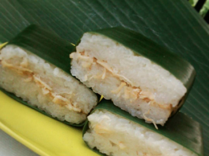 Resep Lemper ayam gurih manis Rumahan