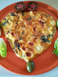 Una foto de Corazón de tortilla a los 5 quesos