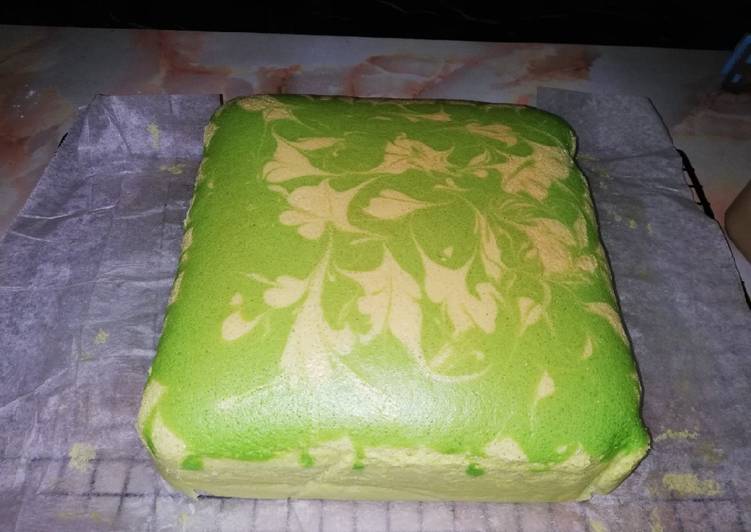 Resepi Pandan Ogura Cake yang Lezat