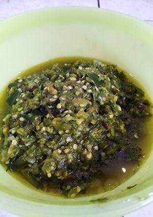 Foto resep Sambal cabe ijo ala RM padang