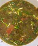 Rau sắn muối nấu đầu cá ông lão