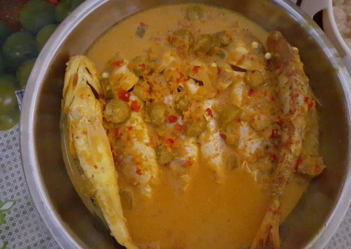 Ikan kerisi masak santan belimbing wuluh