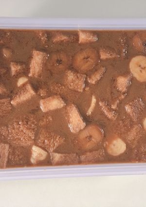 Foto resep Puding kolak pisang roti
