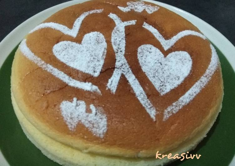 Langkah Mudah untuk Menyiapkan Japanese souffle cheesecake Anti Gagal