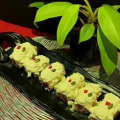 A picture of Sweet Bread Roll With Instant Condensed Milk Rabdi.