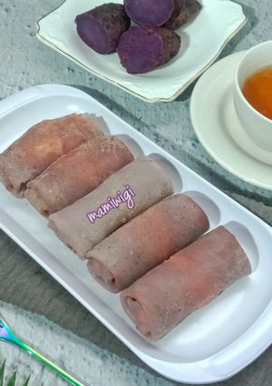 Foto resep Dadar gulung ubi ungu