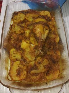 صورة لوصفة دجاج في الفرن لذيذ 😋😋