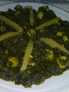 صورة لوصفة سبانخ بتتبيلة مغربية