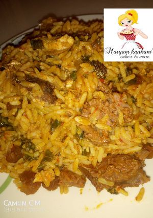 A picture of Native jallof rice recipe# contest.