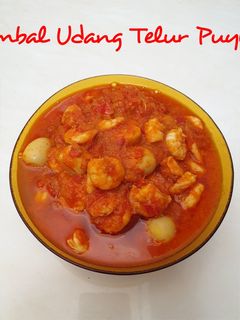 Foto resep Sambal Udang Telur Puyuh