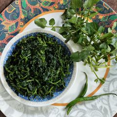 A picture of Watercress Ki Sabji.