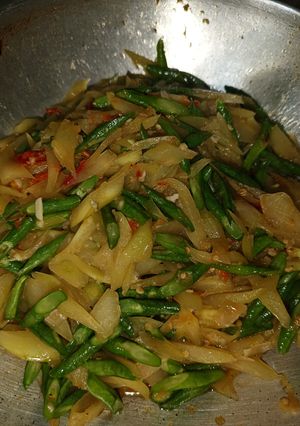 Foto resep Pepaya muda tumis pedas 🌶