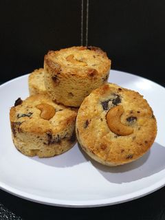 Foto resep Keto Soft Choco-cashew Chip Cookies Sugar & Gluten Free #ketopad