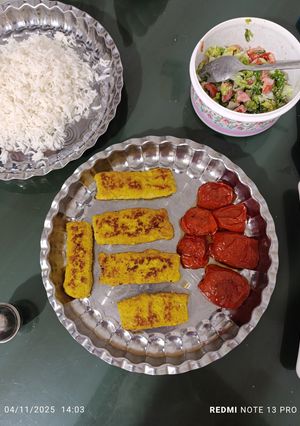 عکسی از دستور کوبیده مرغ