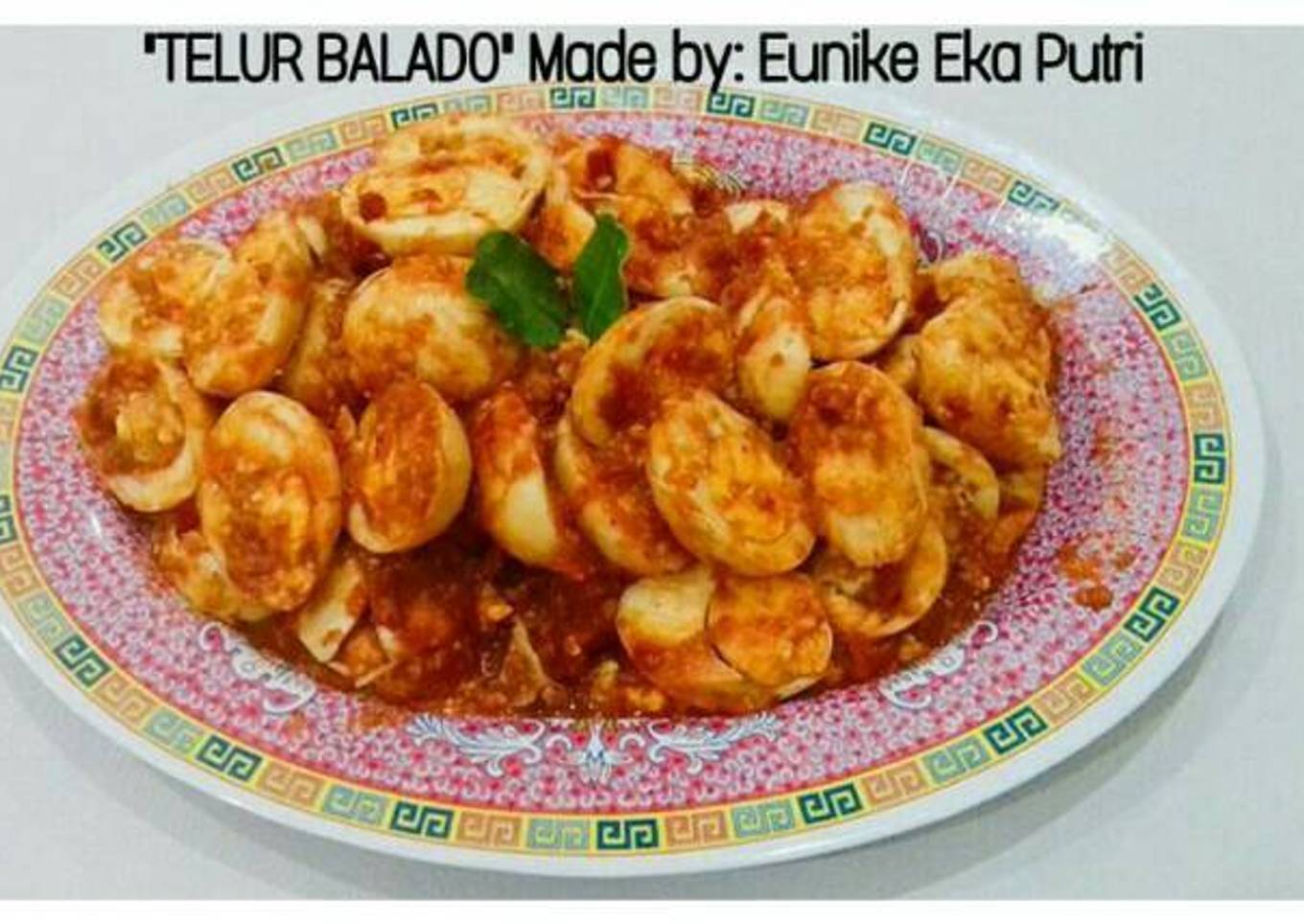 Resep Telur Balado by: EEP Kitchen yang Menggugah Selera