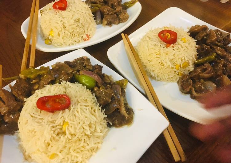 Recipe of Speedy Stir fry beef and chillies