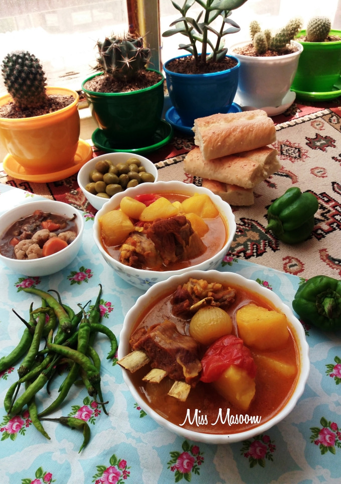 عکسی از دستور آبگوشت