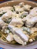Creamy Garlic Chicken with 🐔Spaghetti 🍝