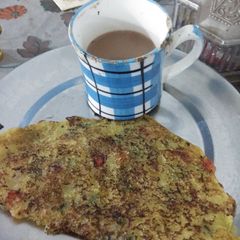 A picture of Suji ka cheela.