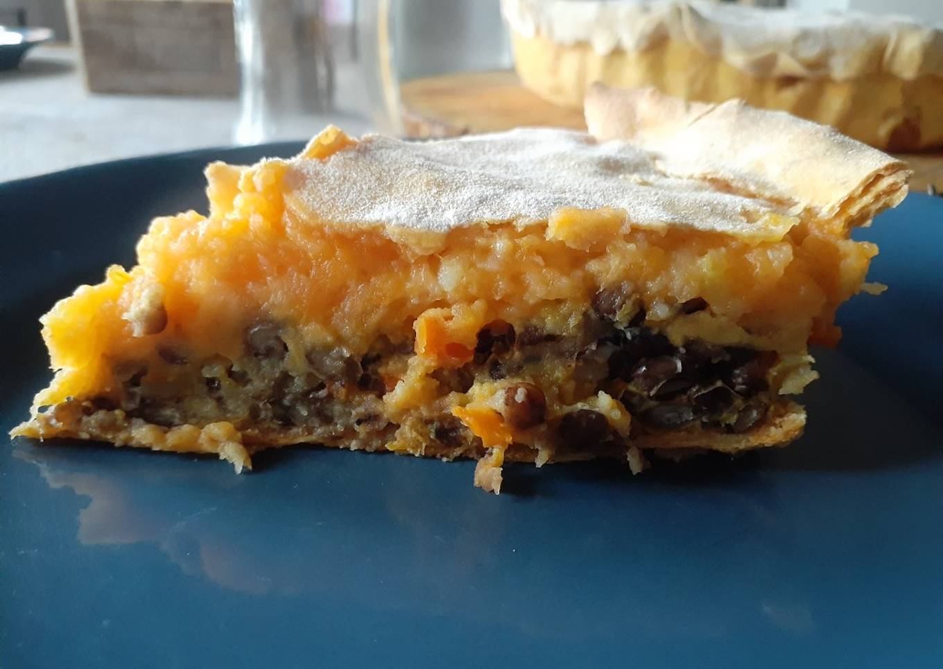 Pastel de lentejas