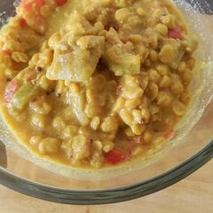 A picture of Lauki Chana Dal.