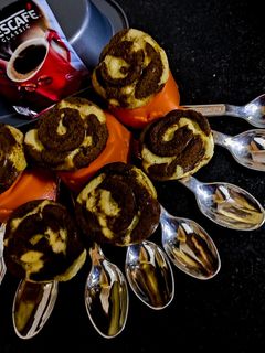 কাপ কফি মার্বেল কেক(cup coffee marble cake recipe in Bengali) রেসিপির প্রধান ছবি