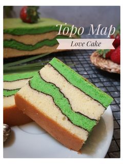 Foto resep Topo Map Love Cake (Cake Alunan Kasih)