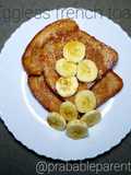 Eggless French toast