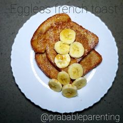 A picture of Eggless French toast.