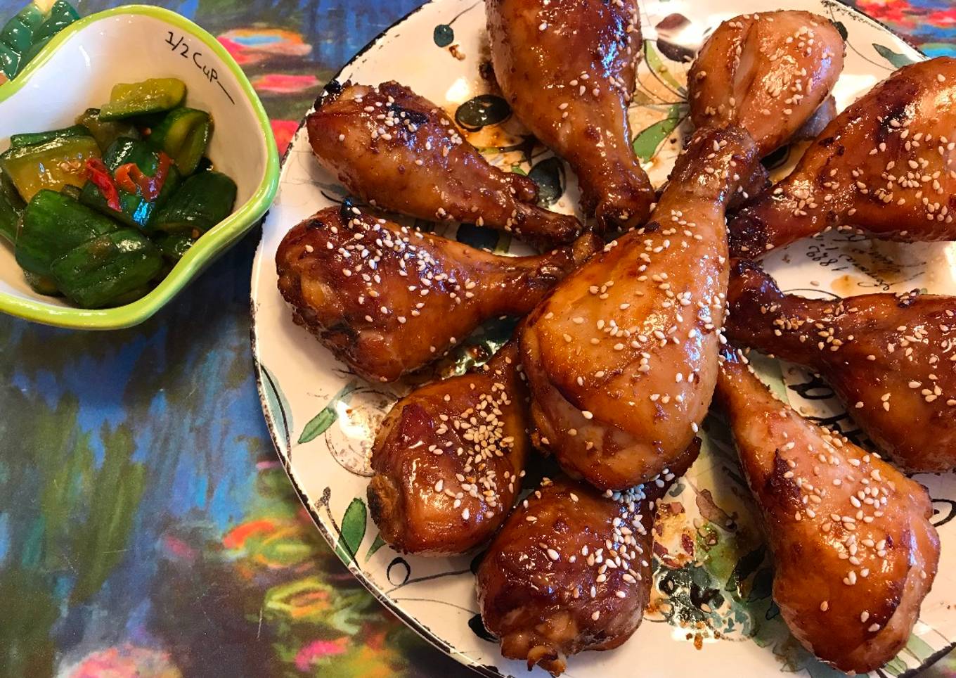 Oven-baked Honey Chicken Legs