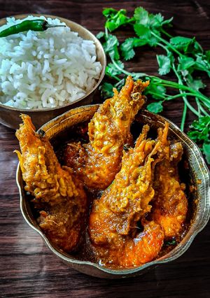 প্রণ কারি (prawn curry recipe in Bengali) রেসিপির প্রধান ছবি