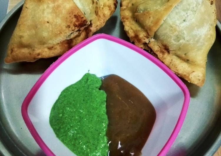 Recipe of Speedy Spicy samosas