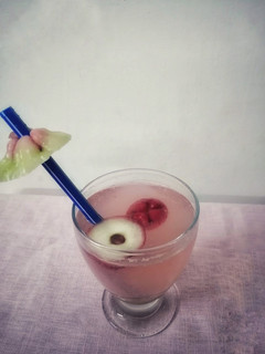 A picture of Jamrul/জামরুল Juice (Rose-Apple Juice).