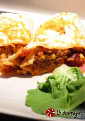 Φωτογραφία της συνταγής Burittos με chili con carne